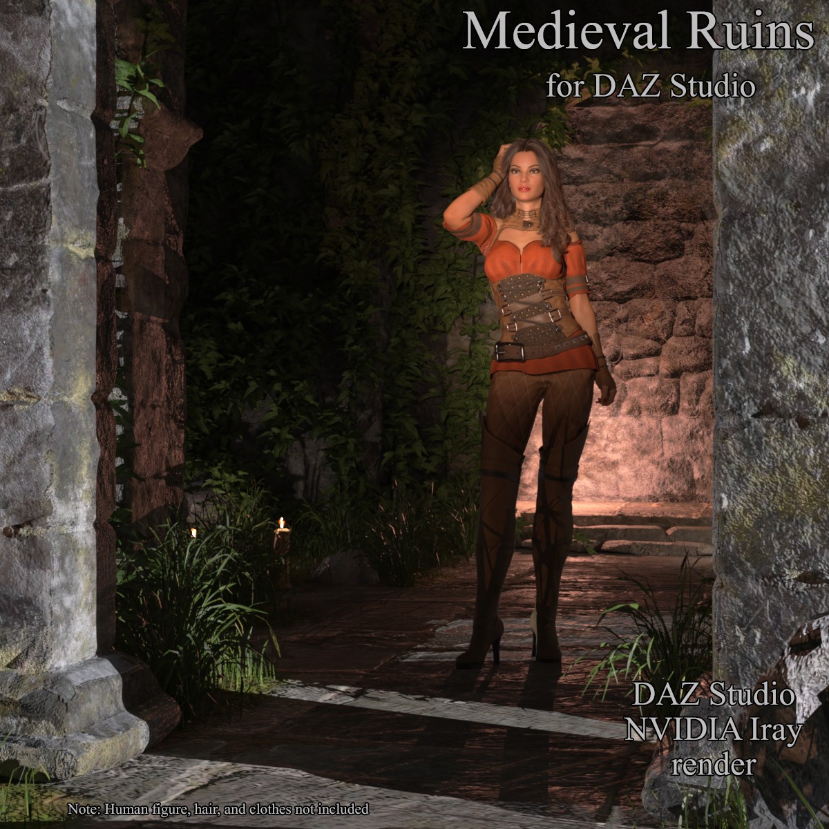 AJ Medieval Ruins for DAZ Studio by N/A