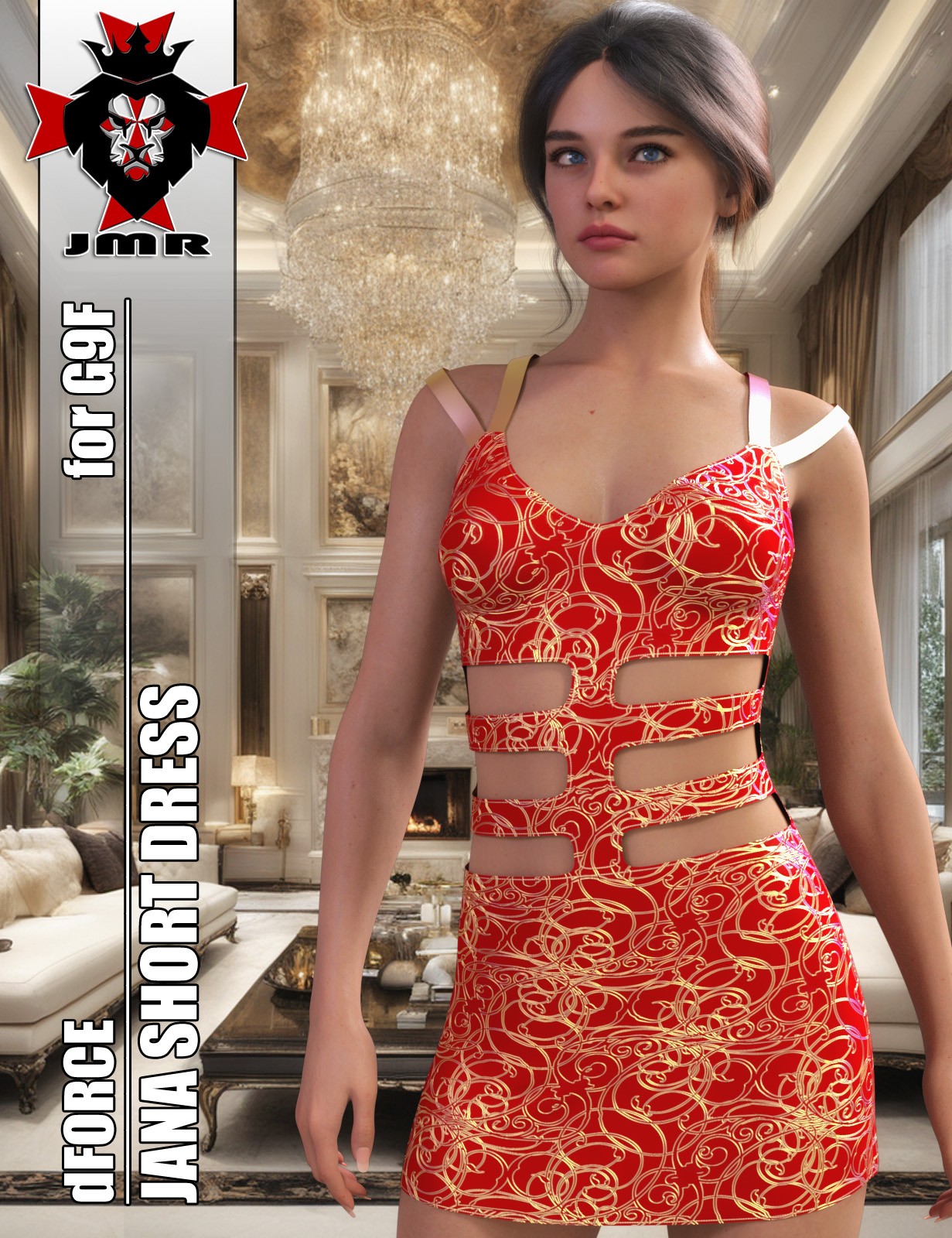 JMR dForce Jana Short Dress for G9F by N/A