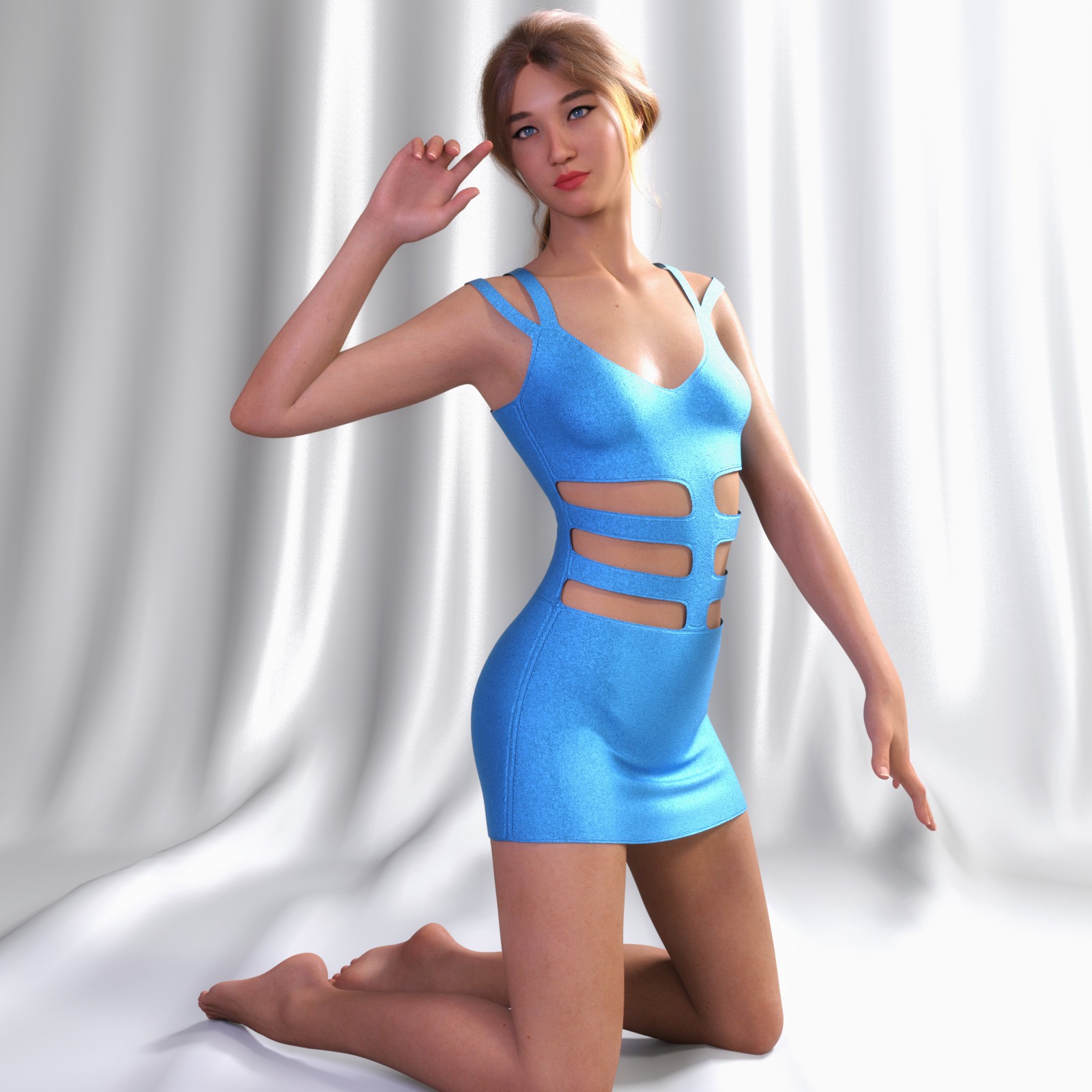 JMR dForce Jana Short Dress for G9F by N/A