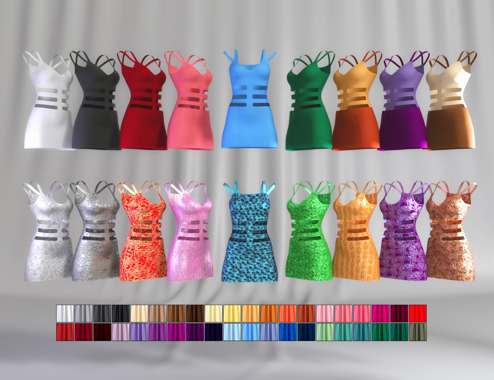 JMR dForce Jana Short Dress for G9F by N/A