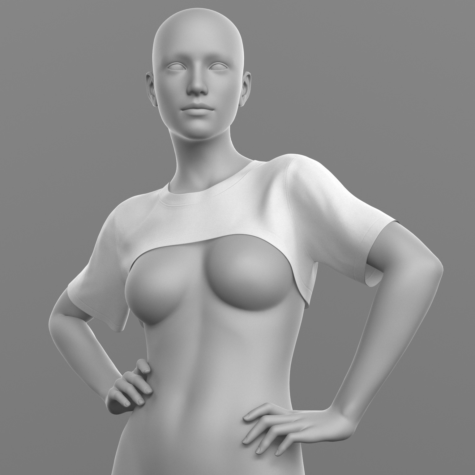 Short Shirt and Top 06v G8 Female by N/A