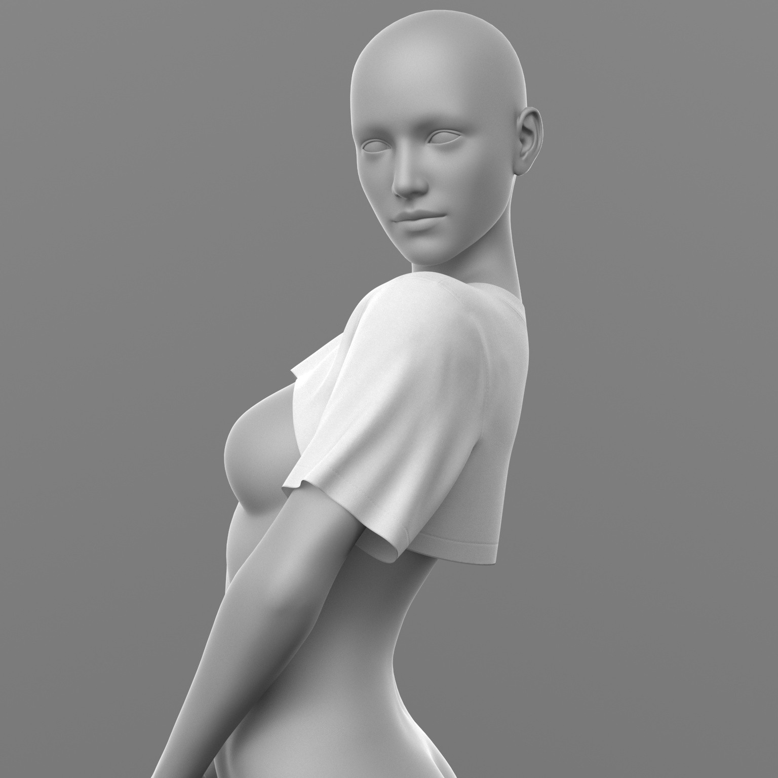 Short Shirt and Top 06v G8 Female by N/A