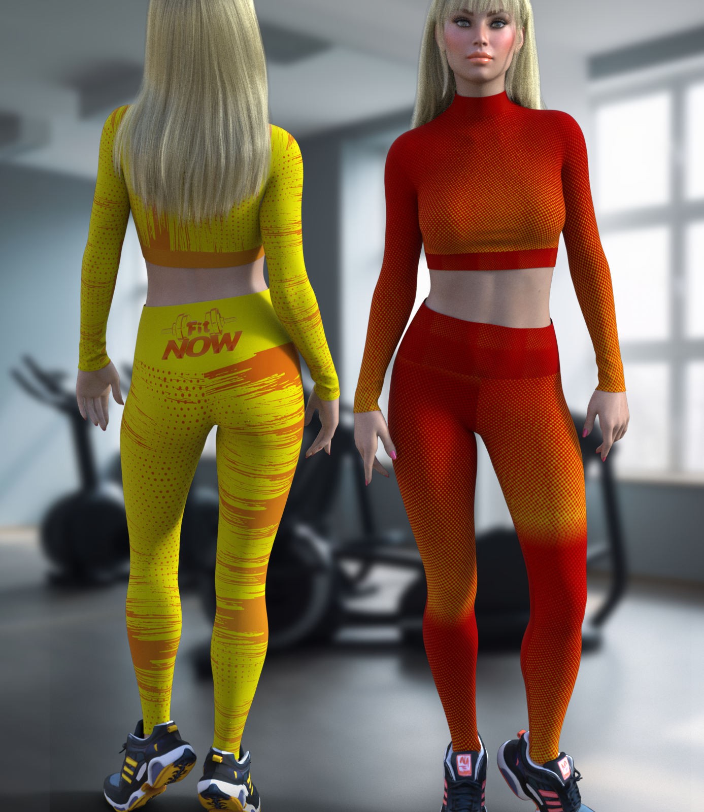 DA-Gym for Leggings and Long Sleeve Top G8 Female by ElenaShvets by N/A