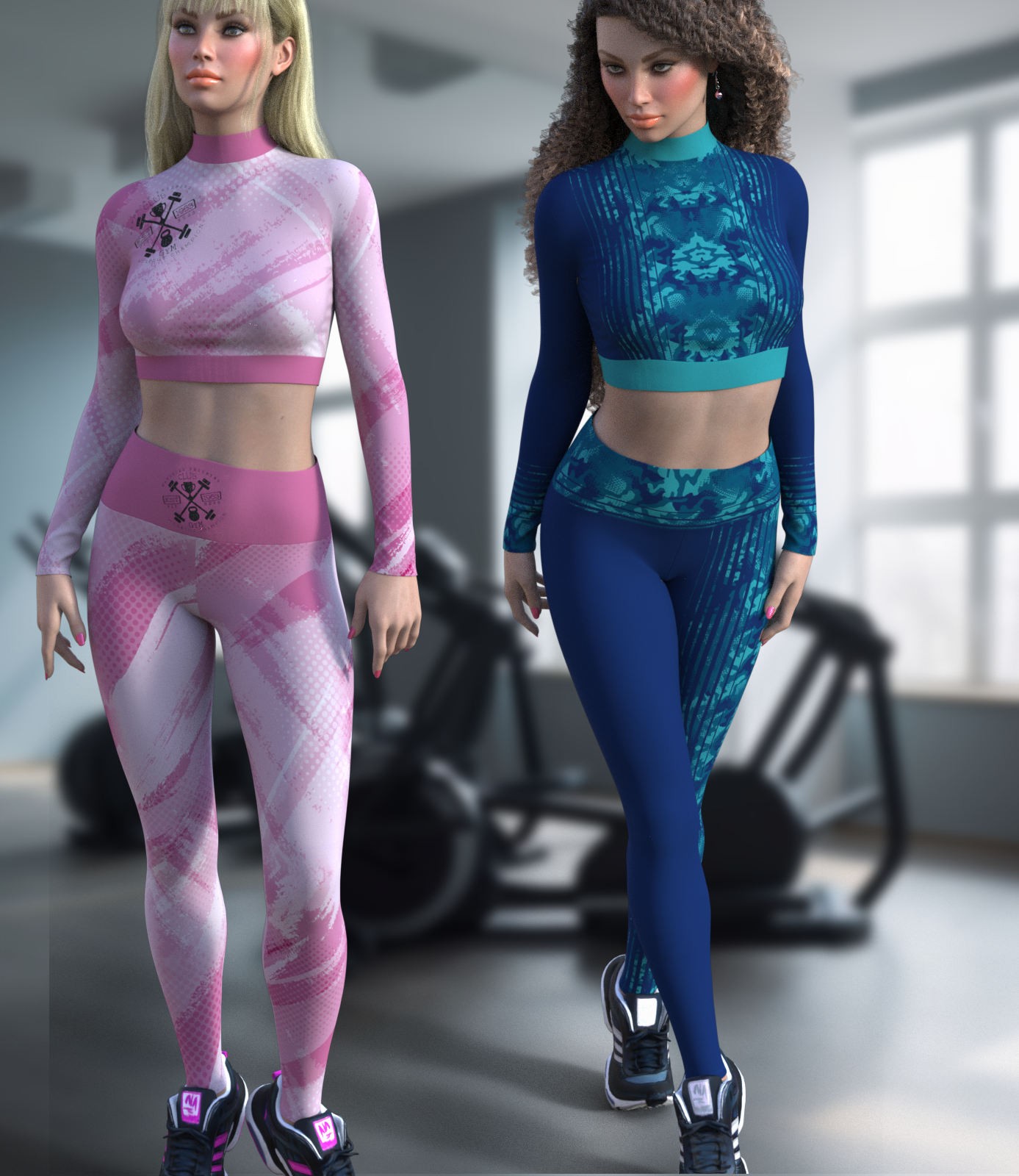 DA-Gym for Leggings and Long Sleeve Top G8 Female by ElenaShvets by N/A