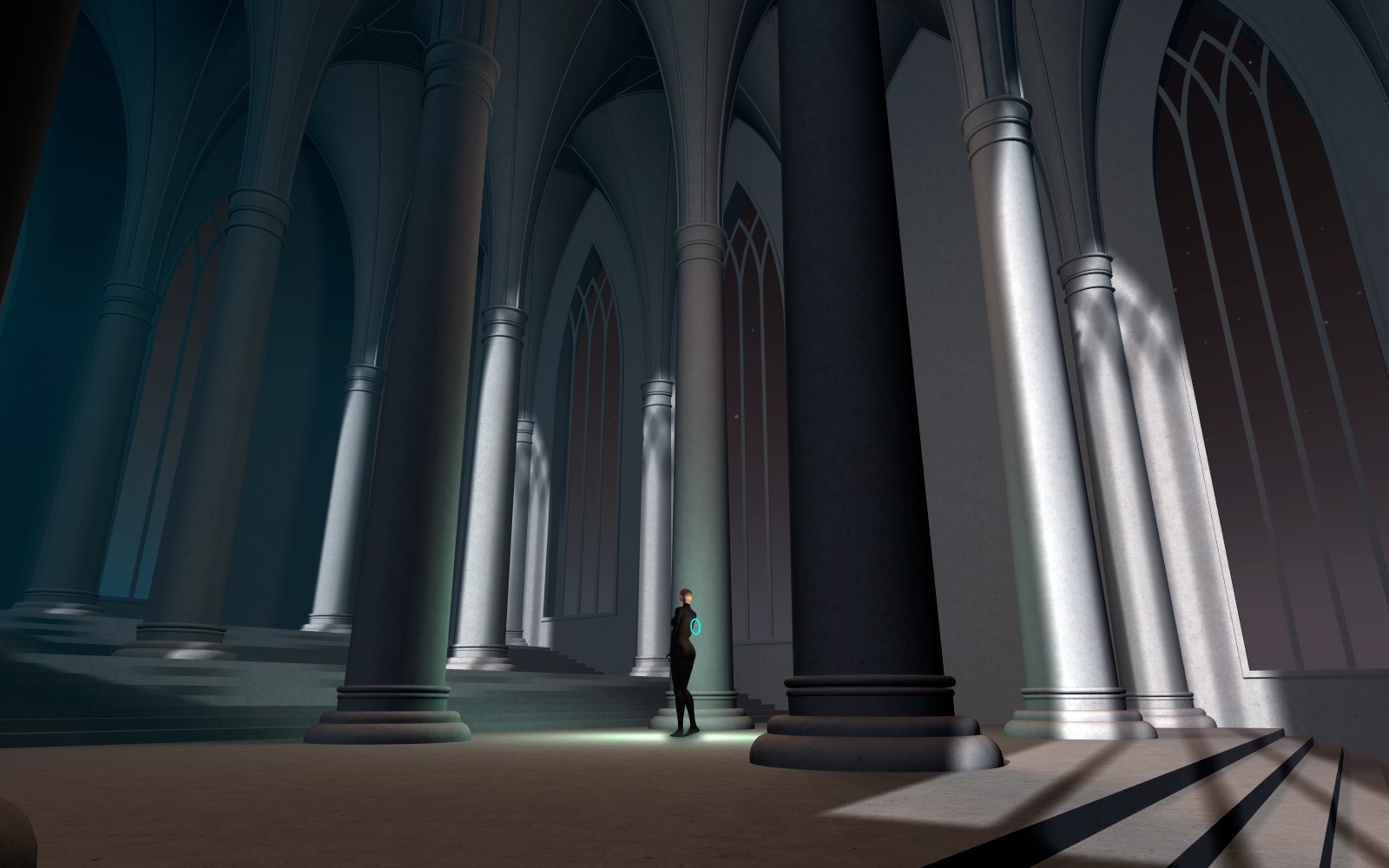 Futuristic architecture for Daz Studio by N/A