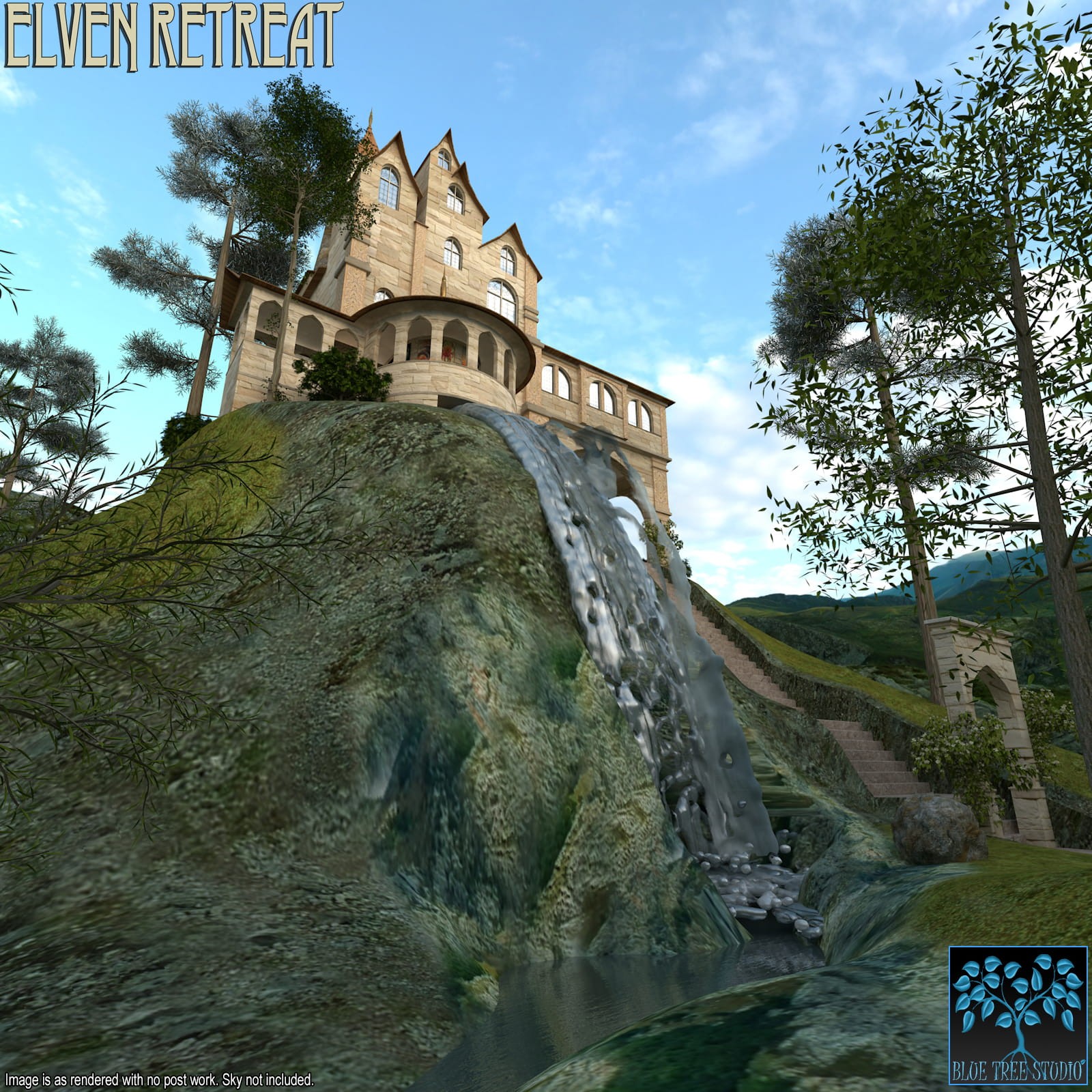 Elven Retreat for Poser by N/A