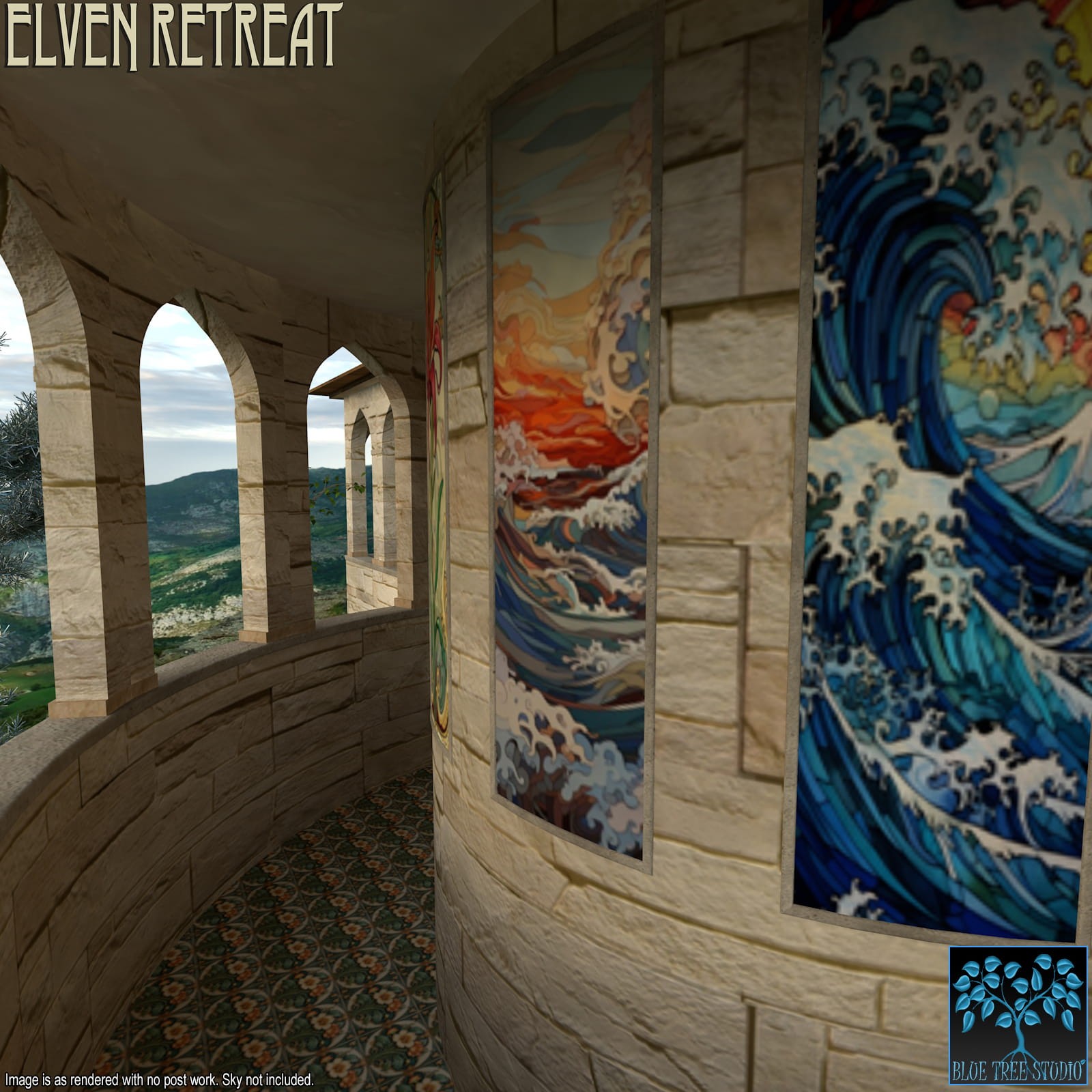 Elven Retreat for Poser by N/A