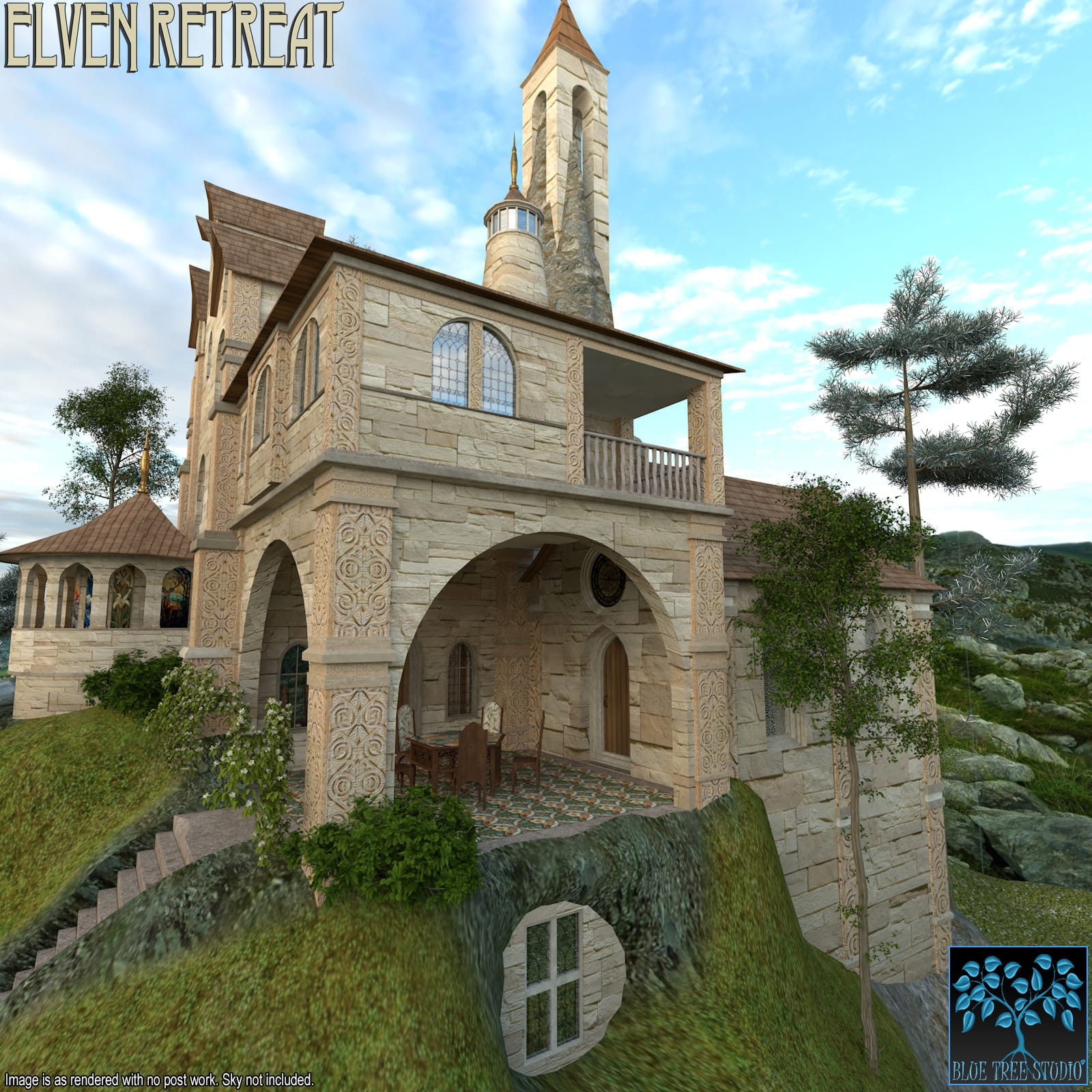 Elven Retreat for Poser by N/A