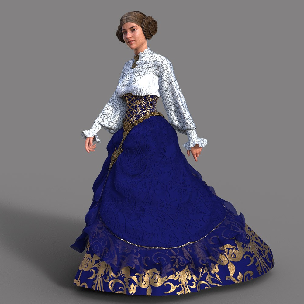 Victorian Noble Dress for G8F by N/A