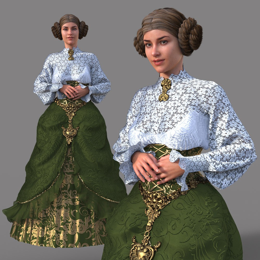 Victorian Noble Dress for G8F by N/A