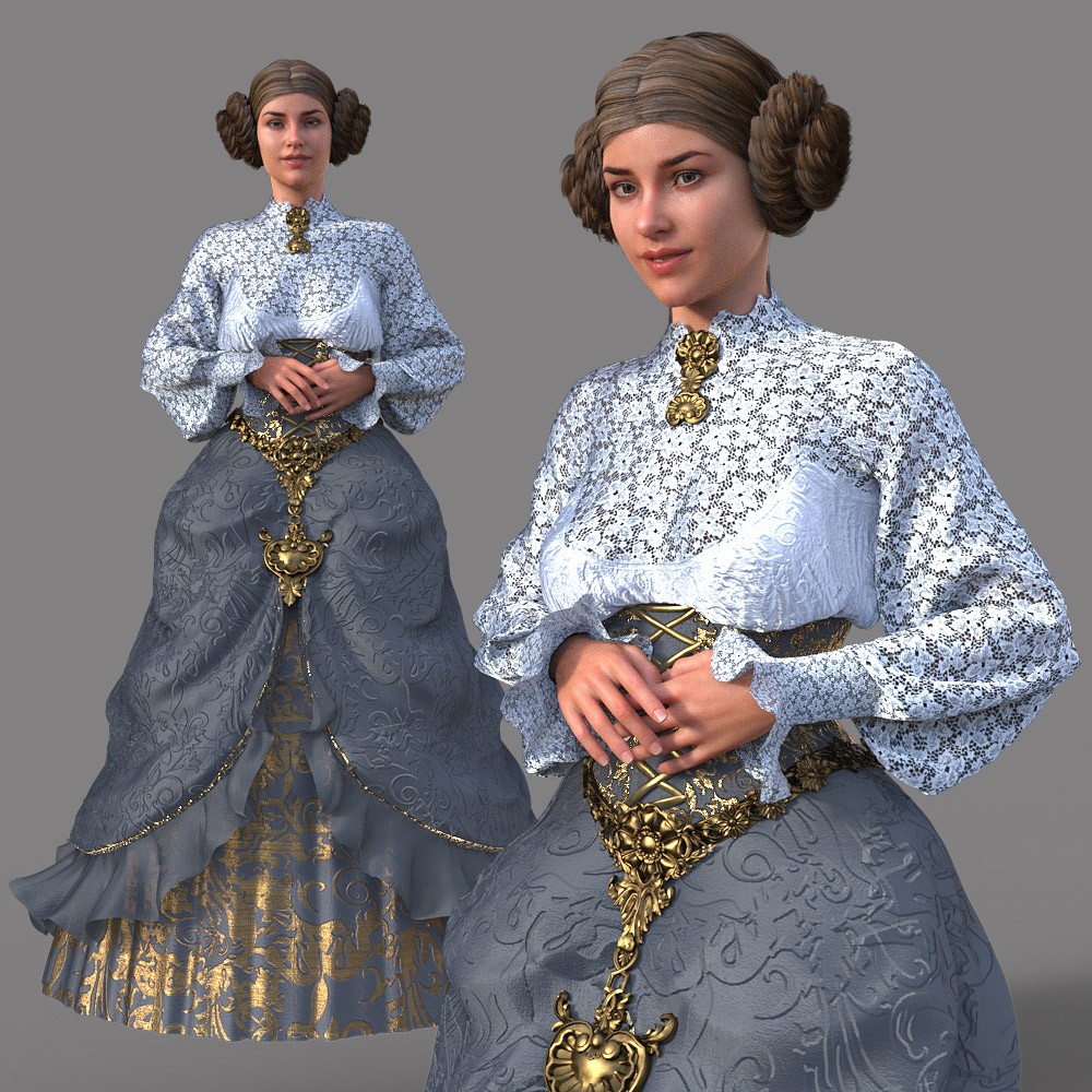 Victorian Noble Dress for G8F by N/A