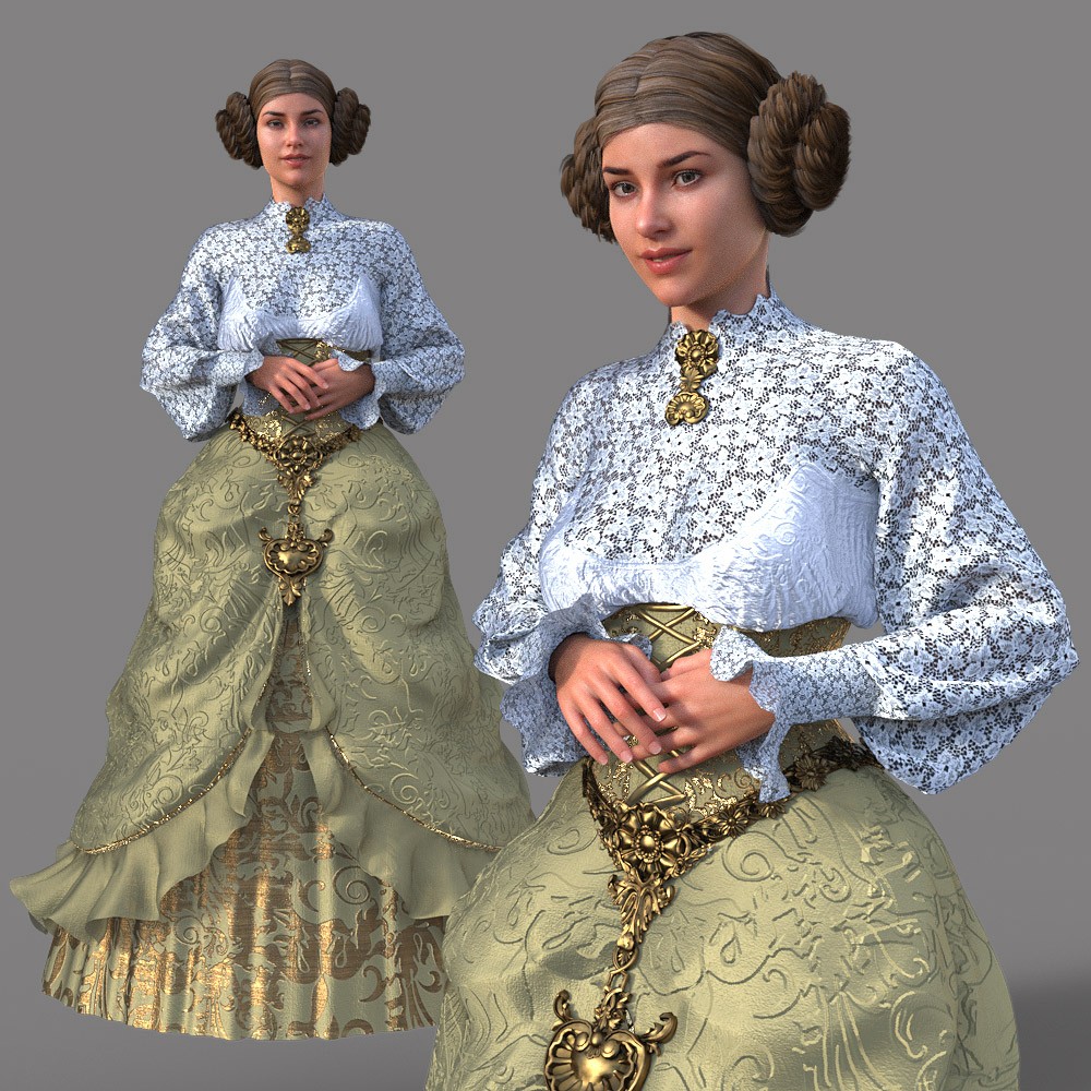 Victorian Noble Dress for G8F by N/A