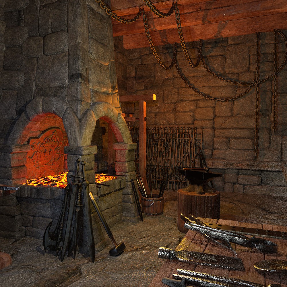 Blacksmith Workshop for Daz Studio by N/A