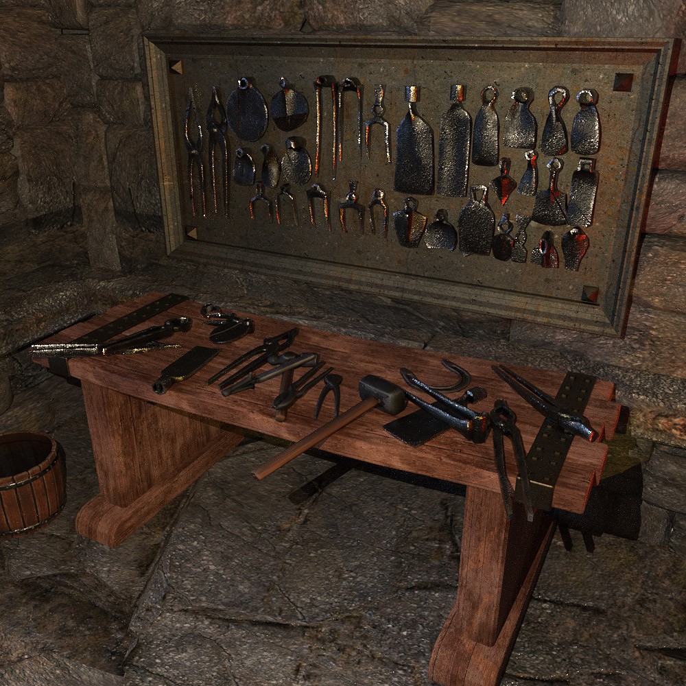 Blacksmith Workshop for Daz Studio by N/A