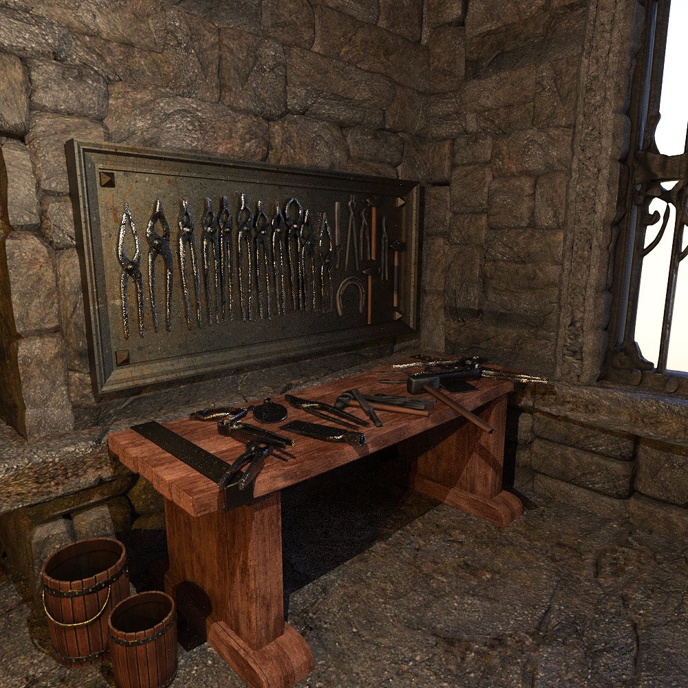 Blacksmith Workshop for Daz Studio by N/A