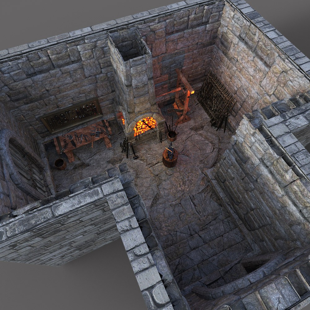 Blacksmith Workshop for Daz Studio by N/A