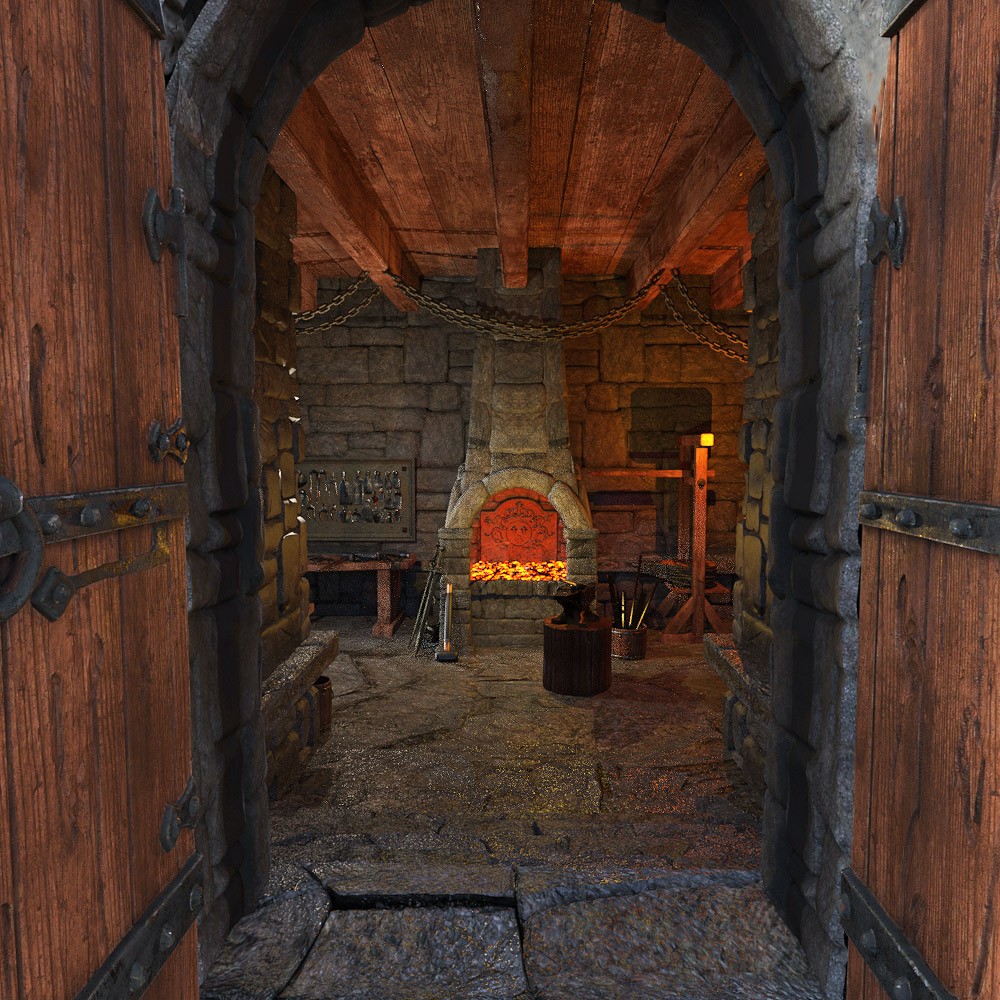 Blacksmith Workshop for Daz Studio by N/A
