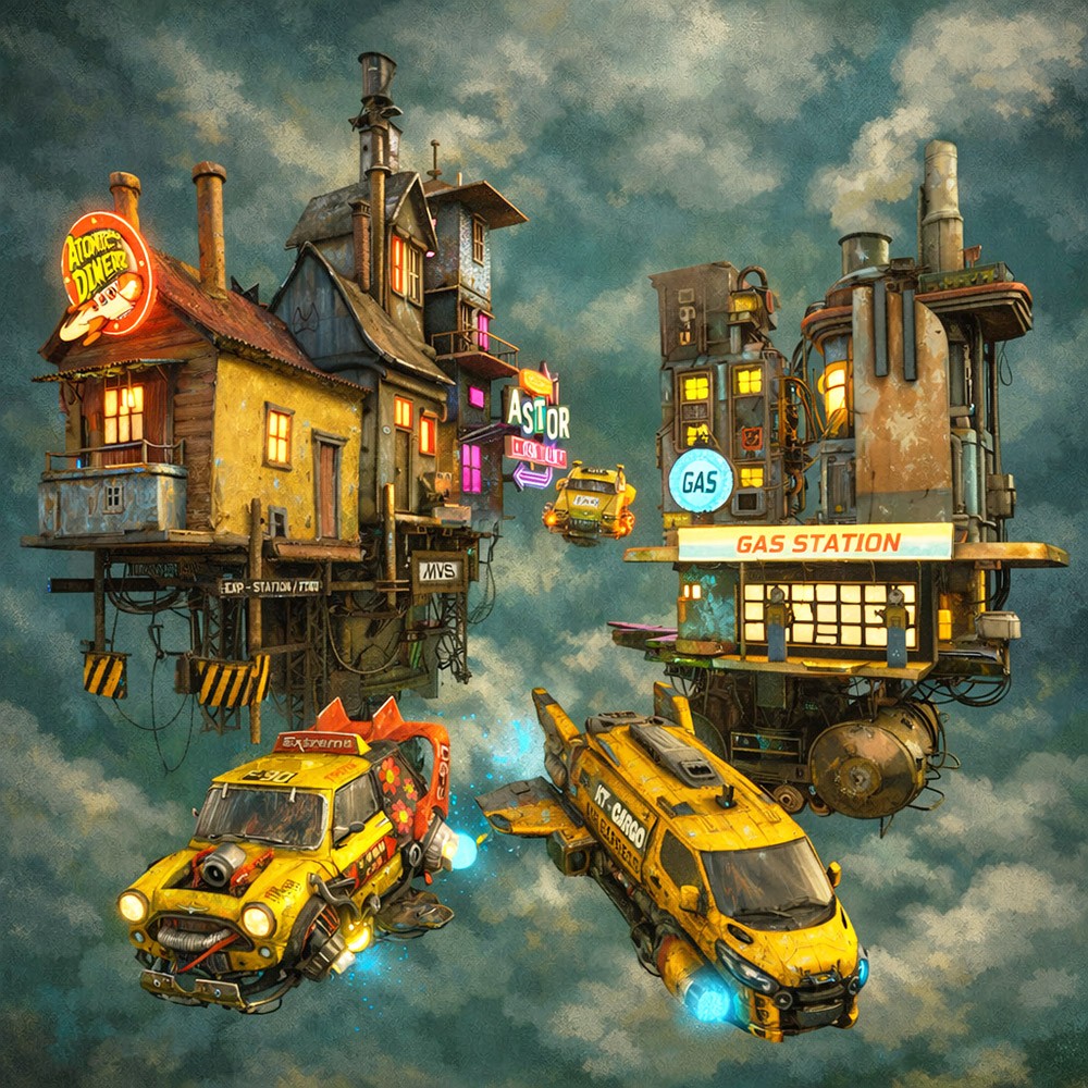 DieselPunk World - Set 1 for Daz Studio by N/A