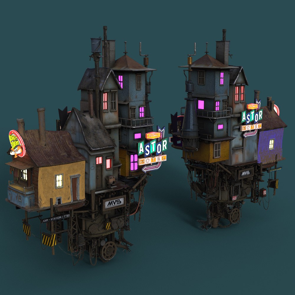 DieselPunk World - Set 1 for Daz Studio by N/A