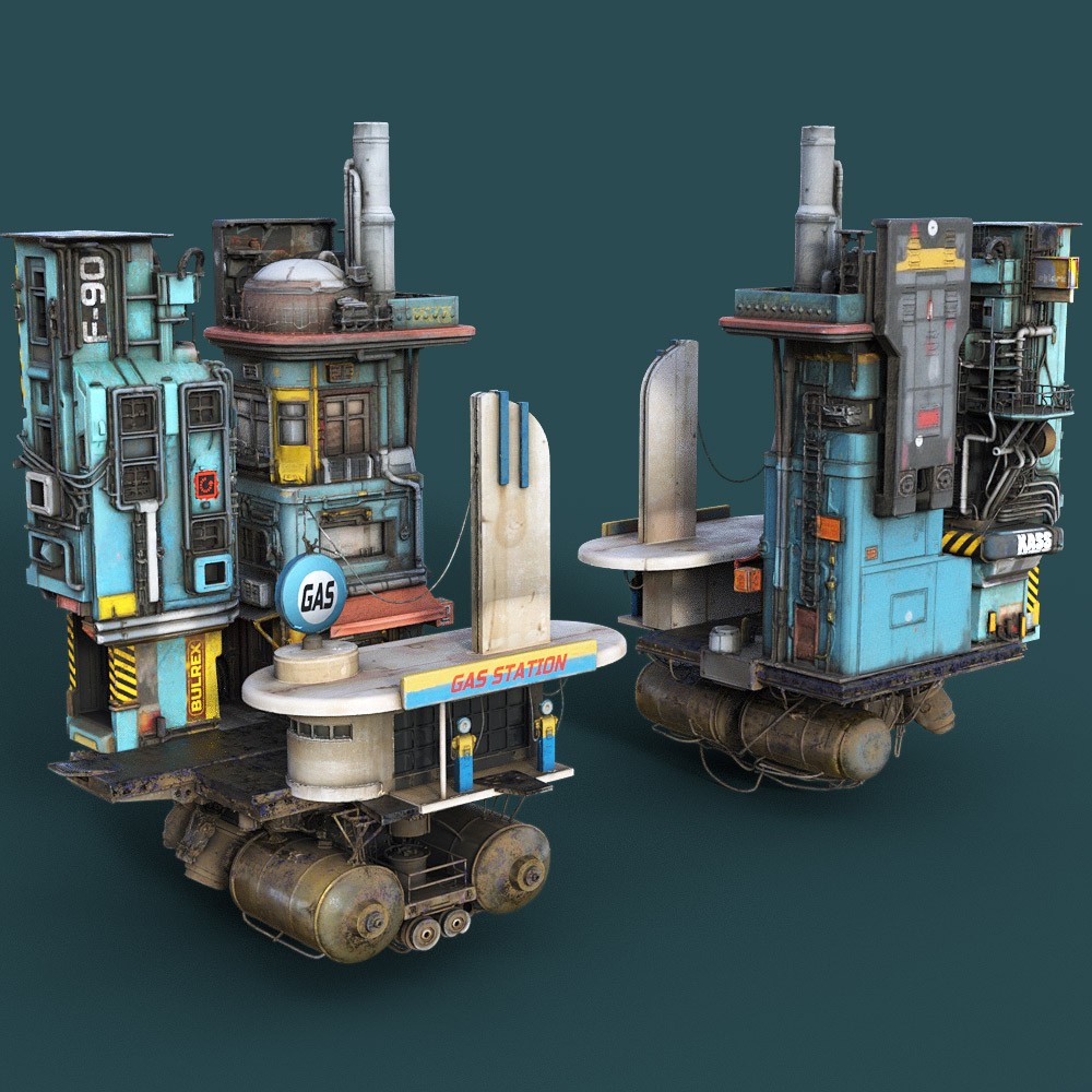 DieselPunk World - Set 1 for Daz Studio by N/A