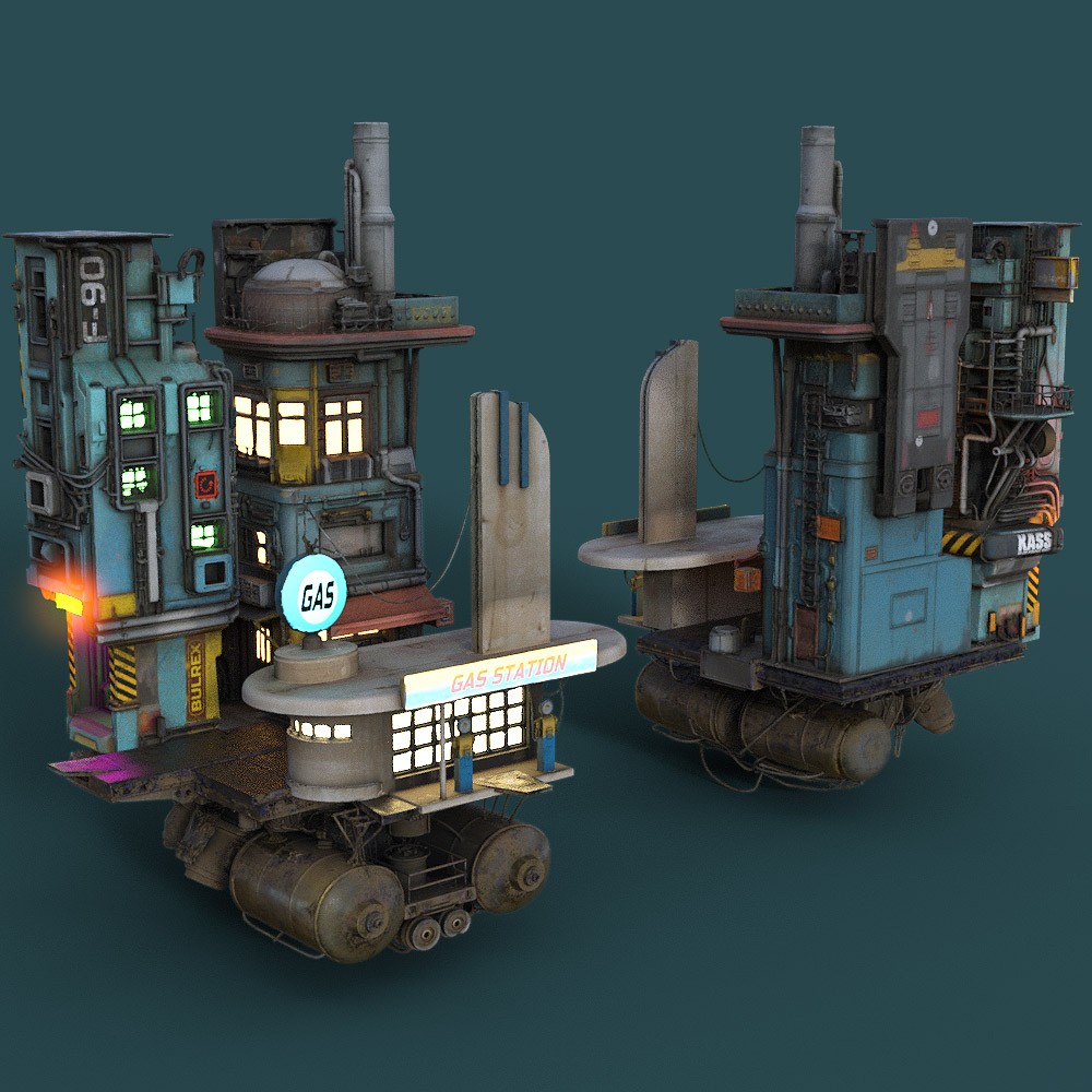 DieselPunk World - Set 1 for Daz Studio by N/A