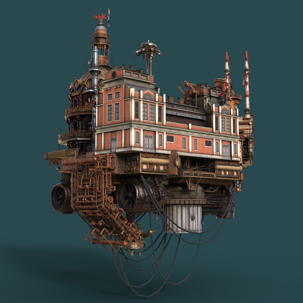 DieselPunk World - Set 2 for Daz Studio by N/A