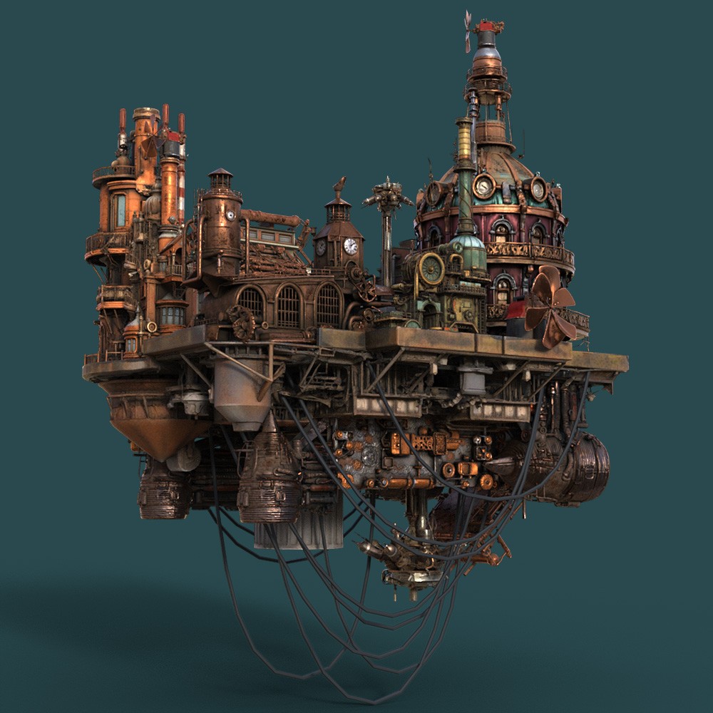 DieselPunk World - Set 2 for Daz Studio by N/A