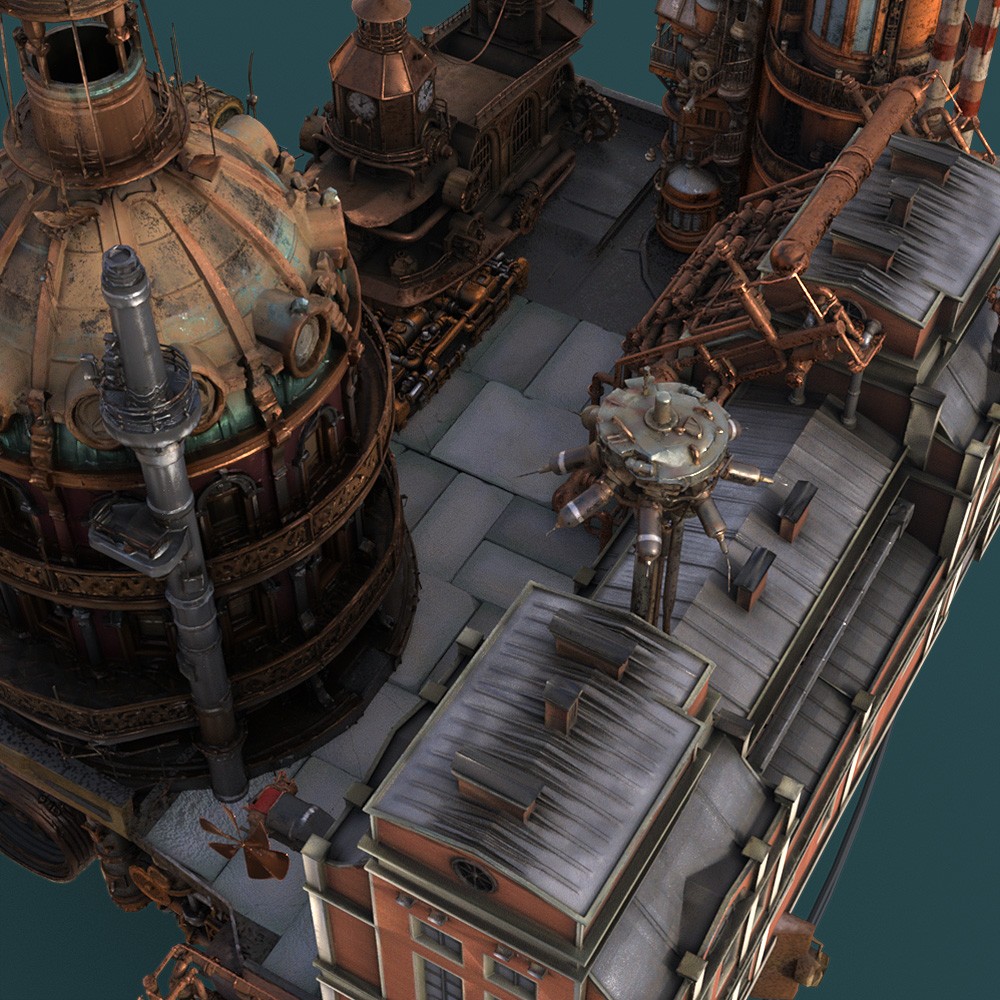 DieselPunk World - Set 2 for Daz Studio by N/A