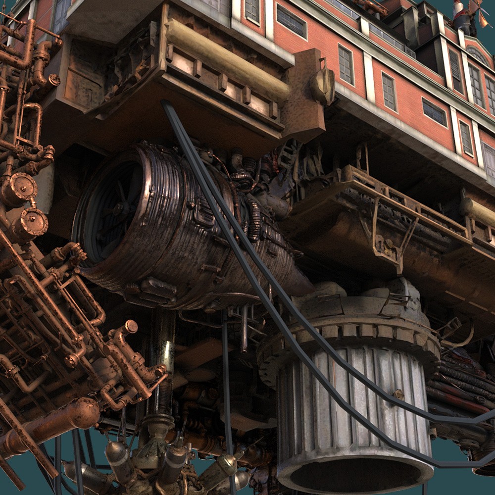 DieselPunk World - Set 2 for Daz Studio by N/A