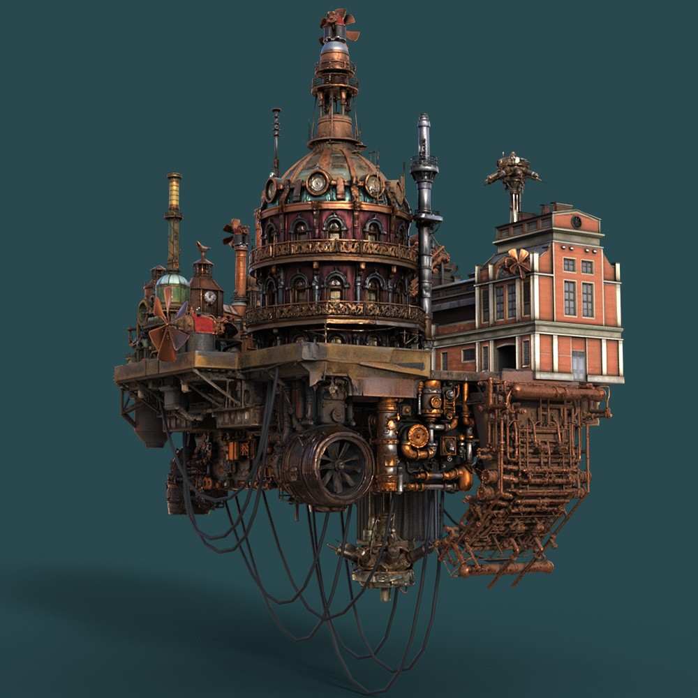 DieselPunk World - Set 2 for Daz Studio by N/A