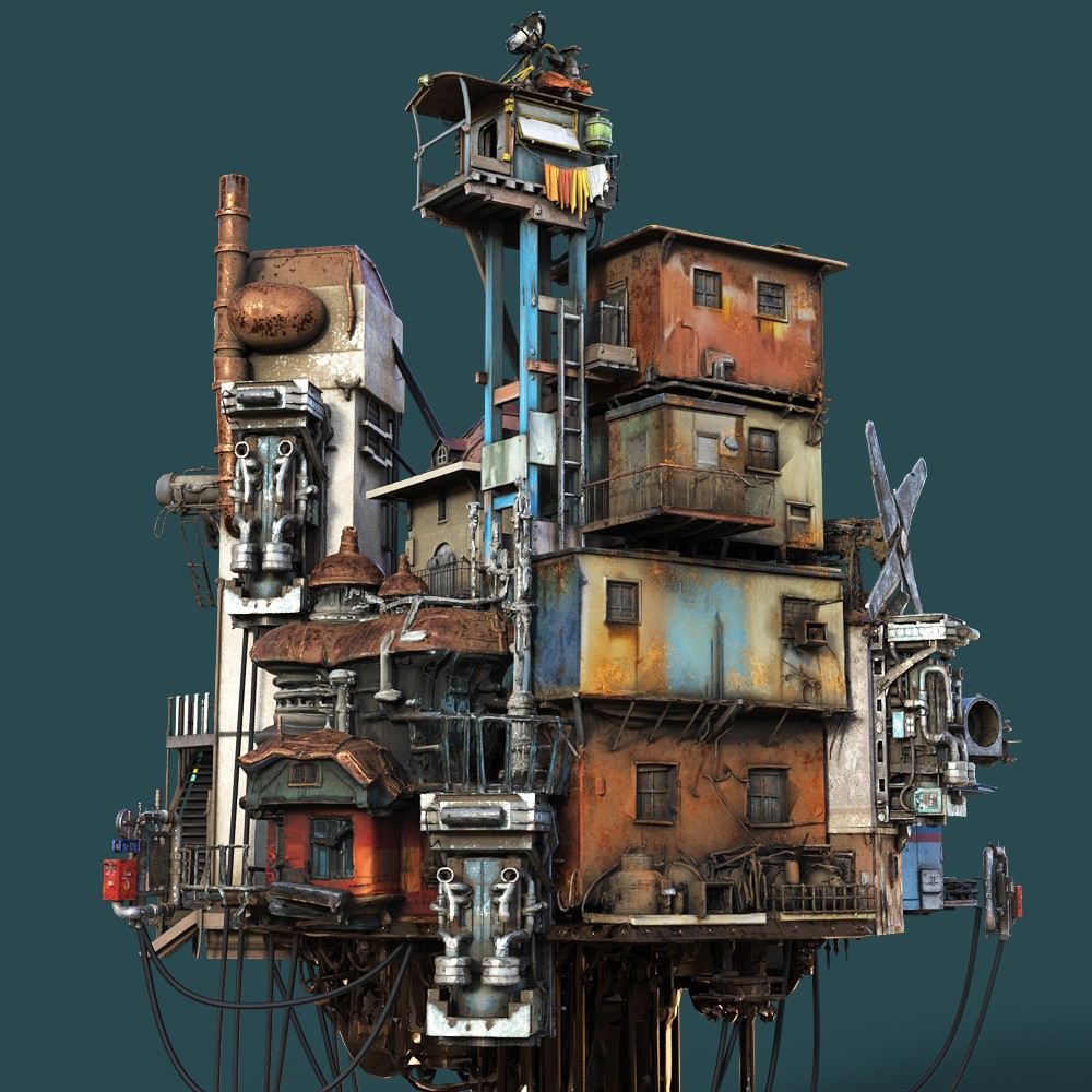 DieselPunk World - Set 3 for Daz Studio by N/A