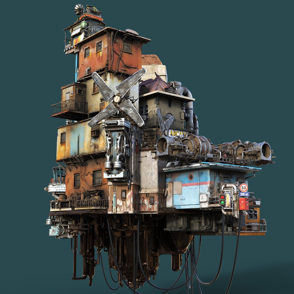 DieselPunk World - Set 3 for Daz Studio by N/A