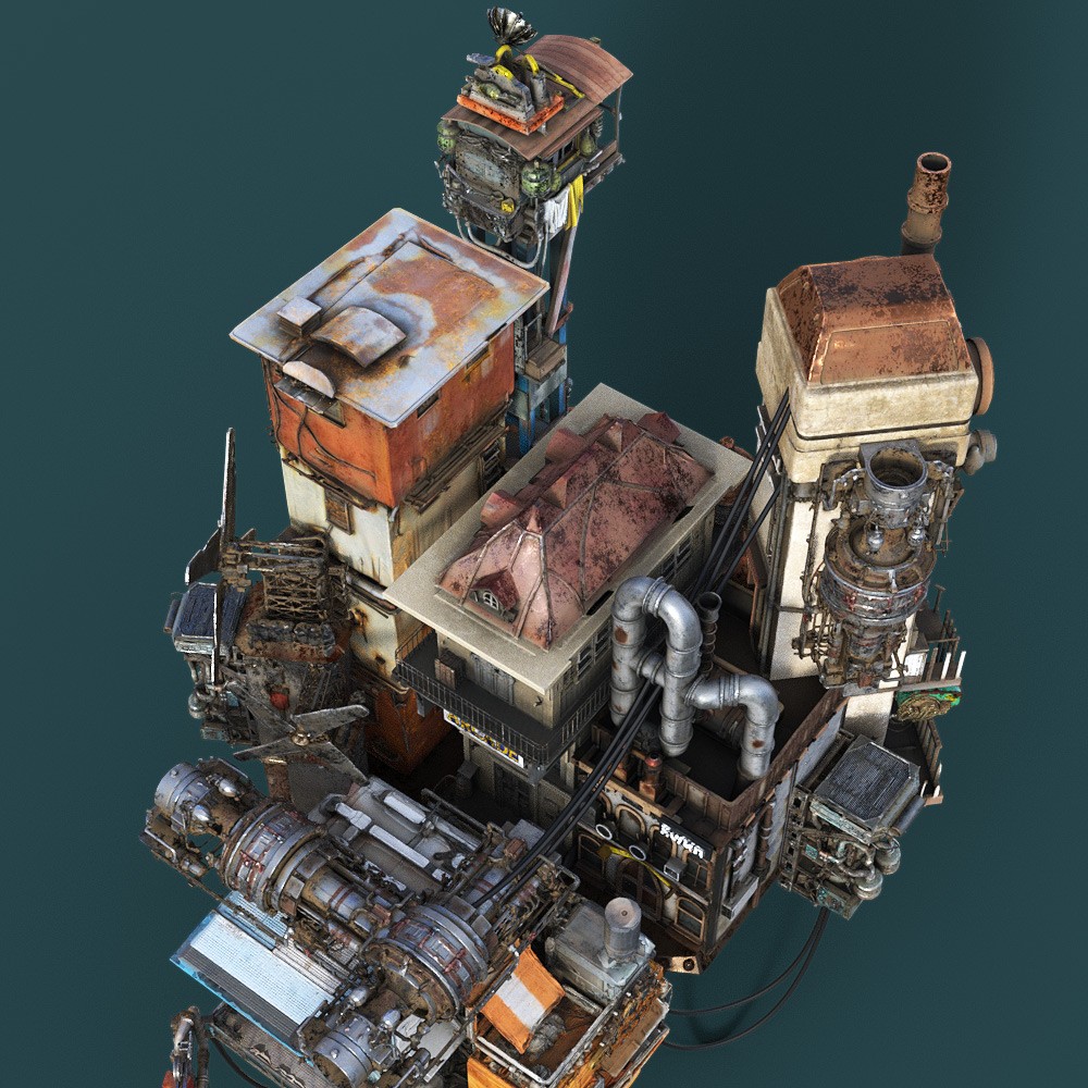 DieselPunk World - Set 3 for Daz Studio by N/A