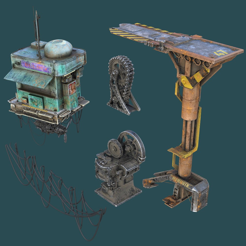 DieselPunk World - Set 4 for Daz Studio by N/A