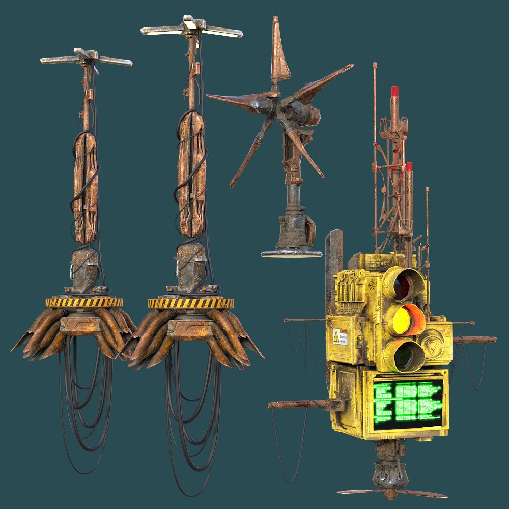 DieselPunk World - Set 4 for Daz Studio by N/A