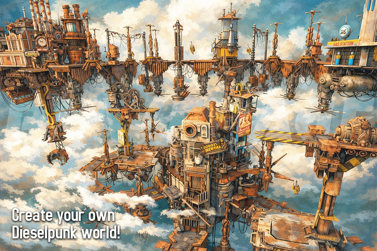 DieselPunk World - Set 4 for Daz Studio by N/A
