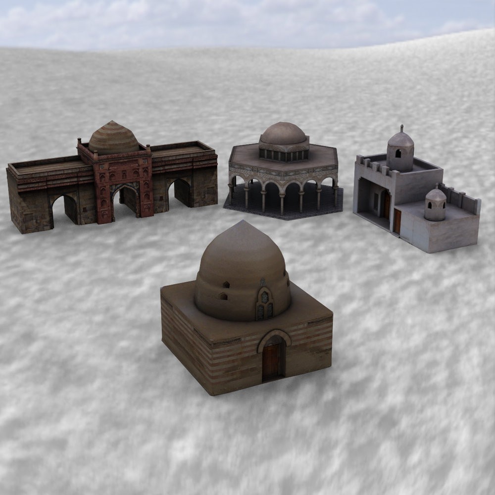 Middle East Buildings 1 for DAZ Studio by N/A