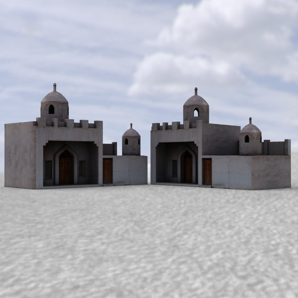 Middle East Buildings 1 for DAZ Studio by N/A