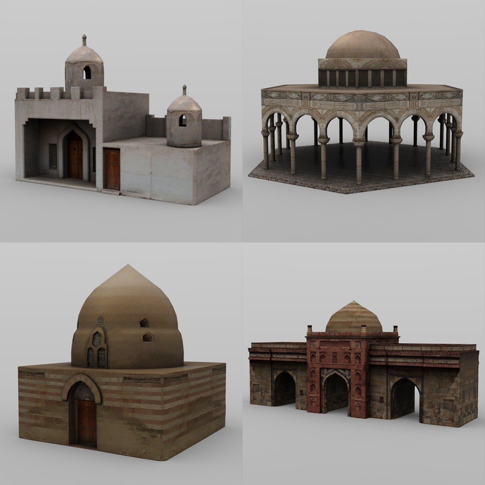 Middle East Buildings 1 for DAZ Studio by N/A