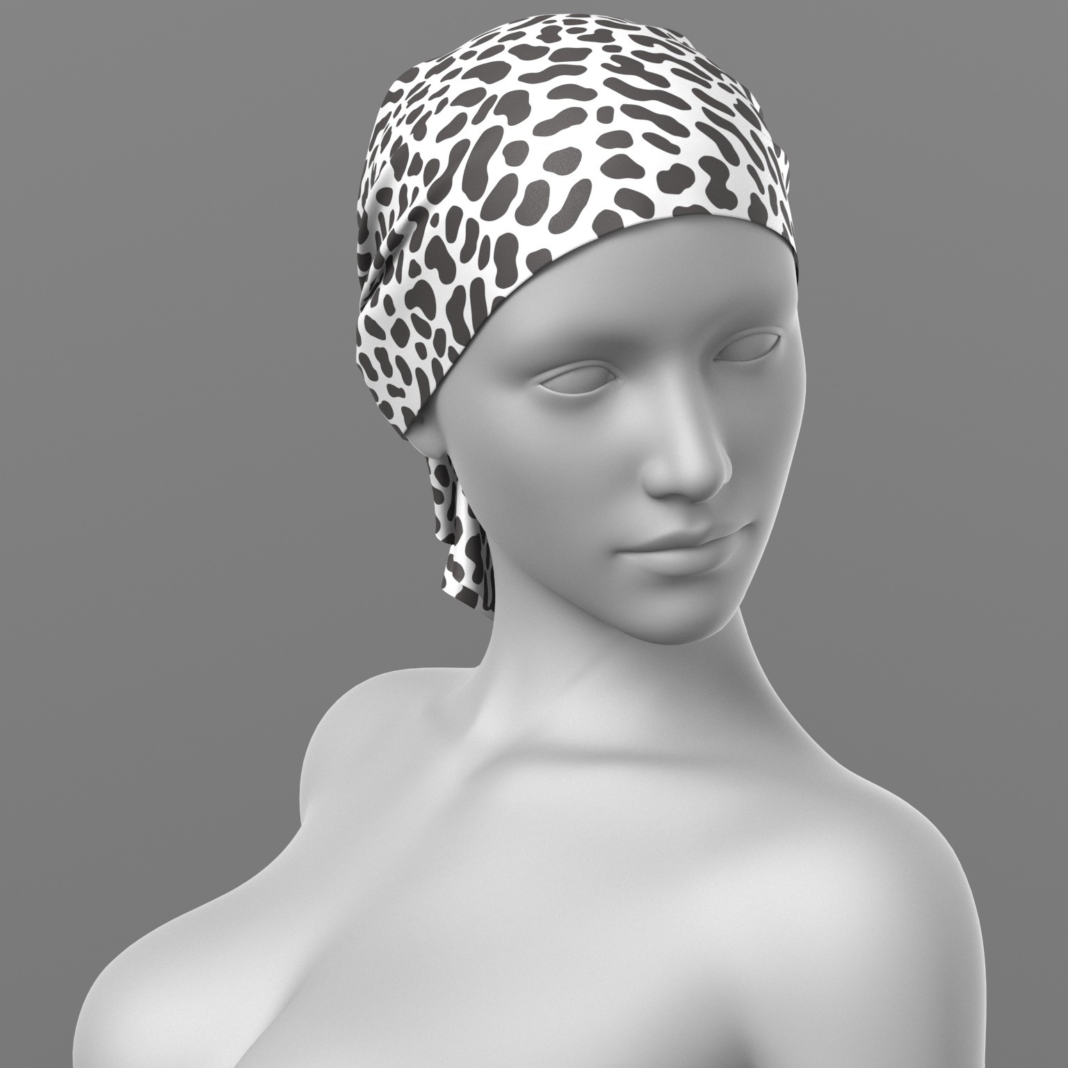 Headscarf Bandana and Sunglasses 02v G8 Female by N/A