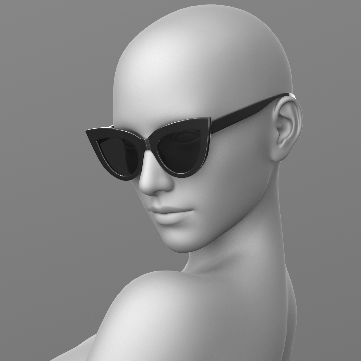 Headscarf Bandana and Sunglasses 02v G8 Female by N/A