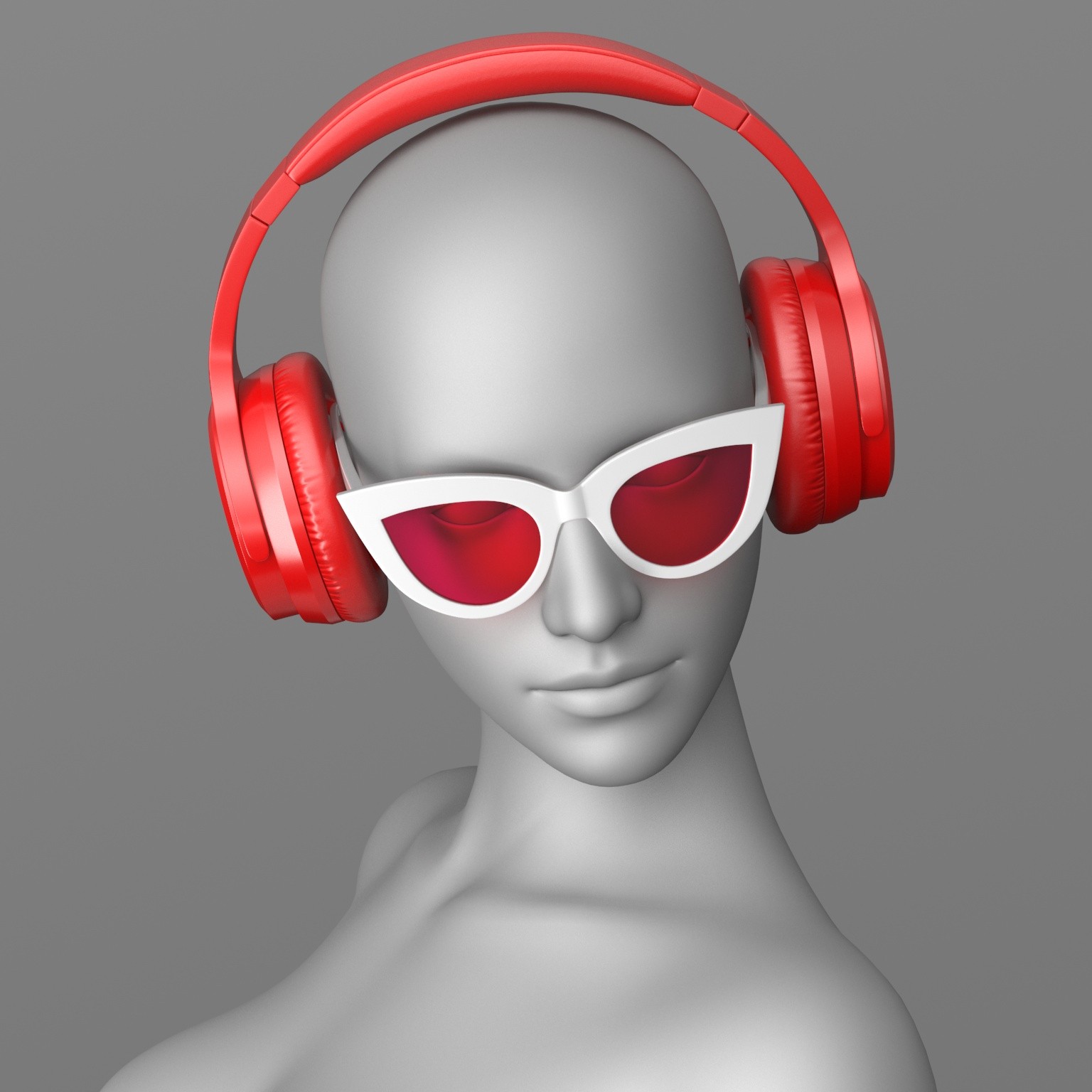 Sunglasses 02v Headphones G8 Female by N/A