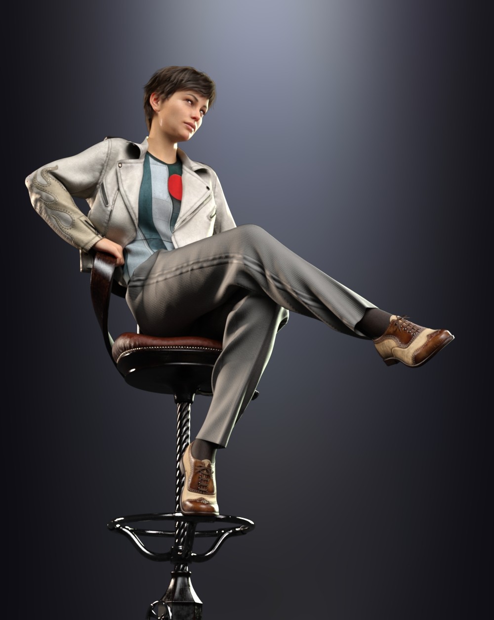 Spectator Shoes with Socks for G8M, G8F and G9 (and derivative characters) by N/A