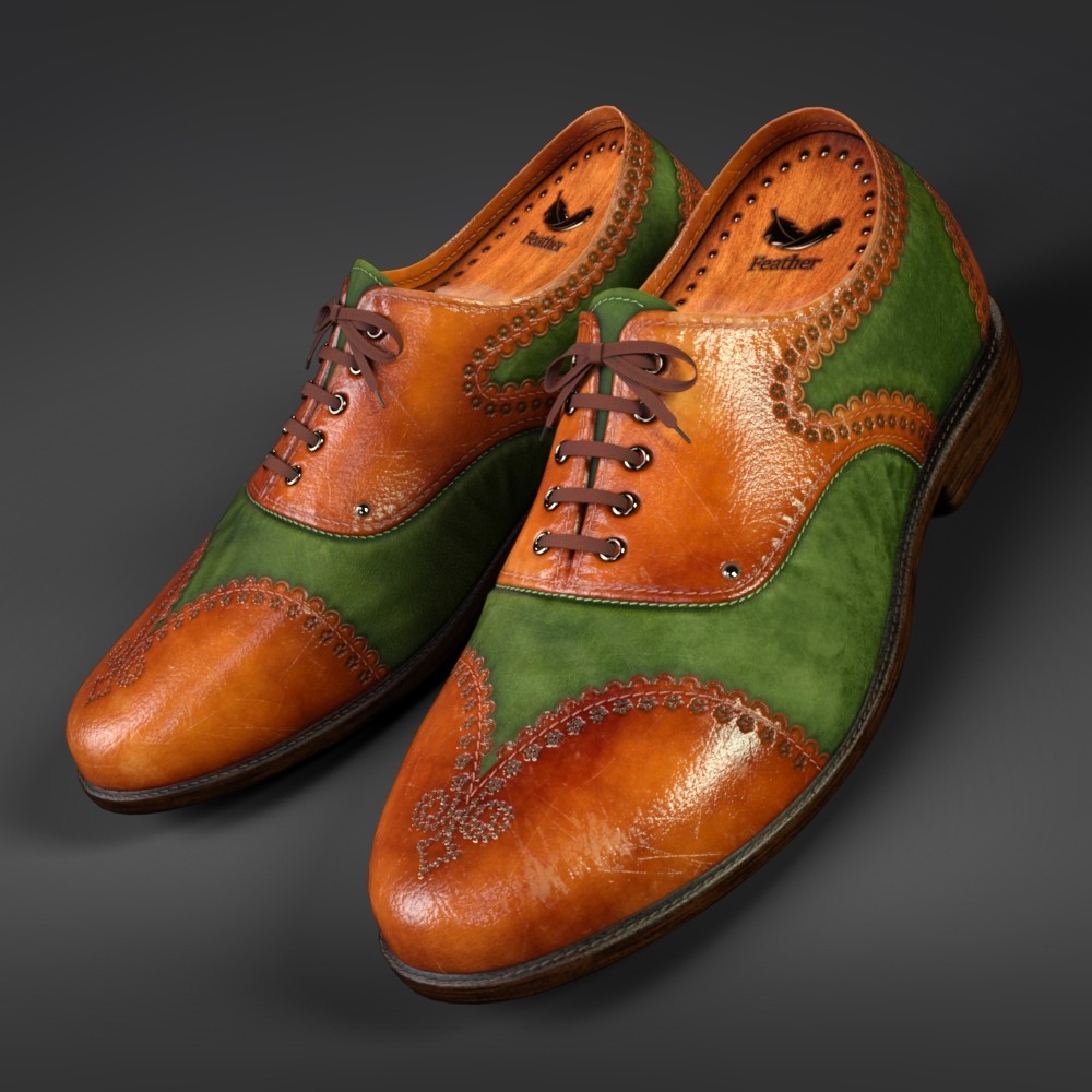 Spectator Shoes with Socks for G8M, G8F and G9 (and derivative characters) by N/A