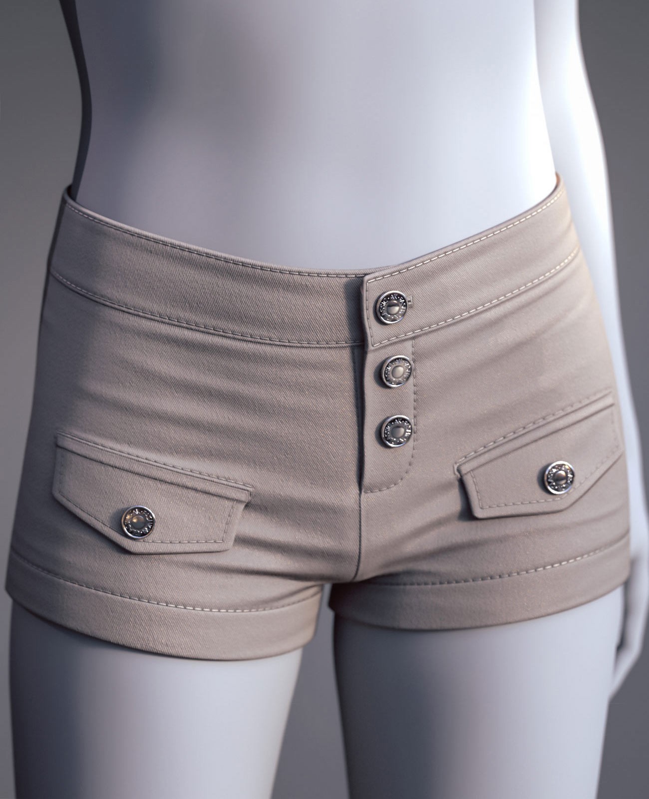 Cai Bodycon Shorts for Genesis 9 by N/A