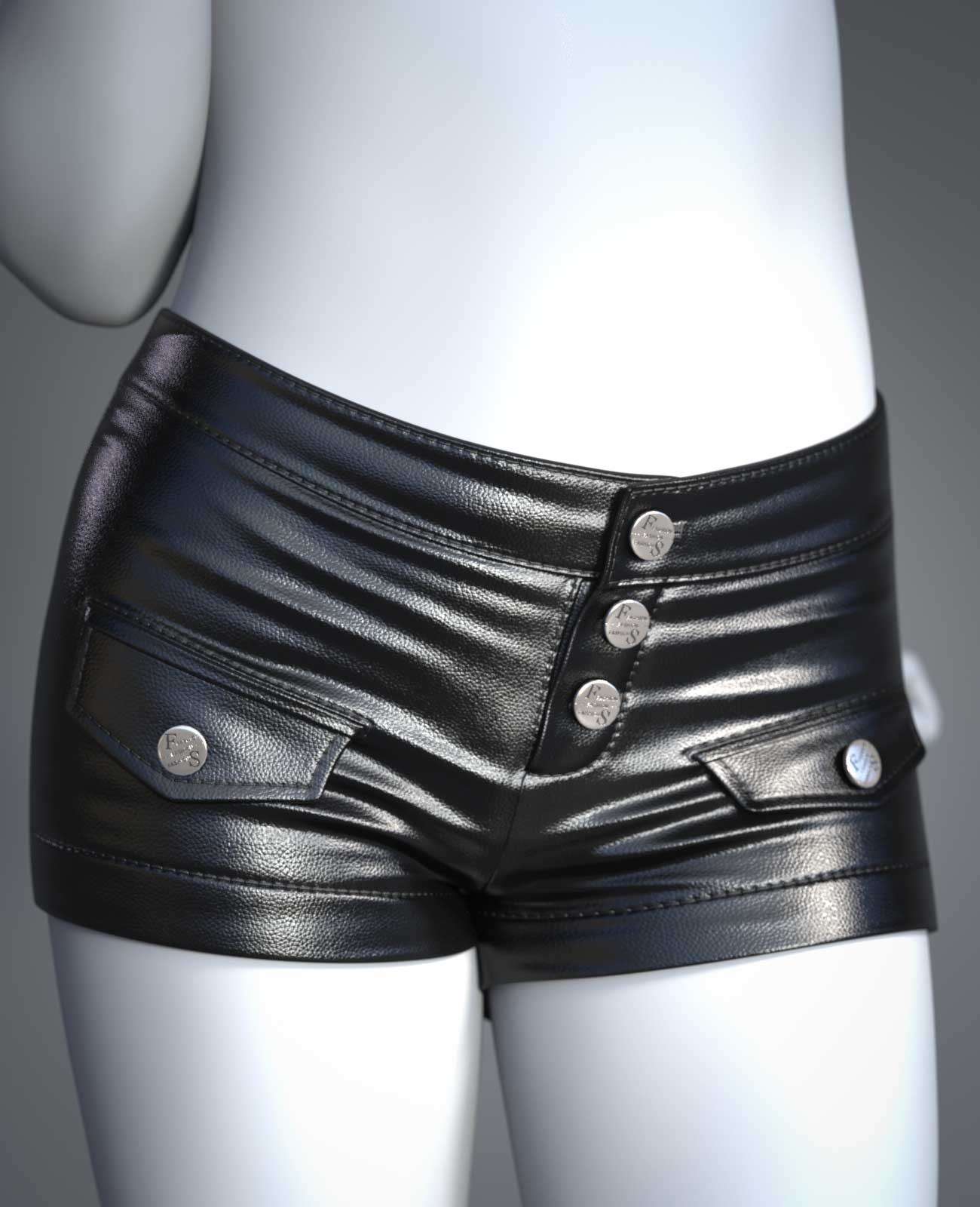 Cai Bodycon Shorts for Genesis 9 by N/A