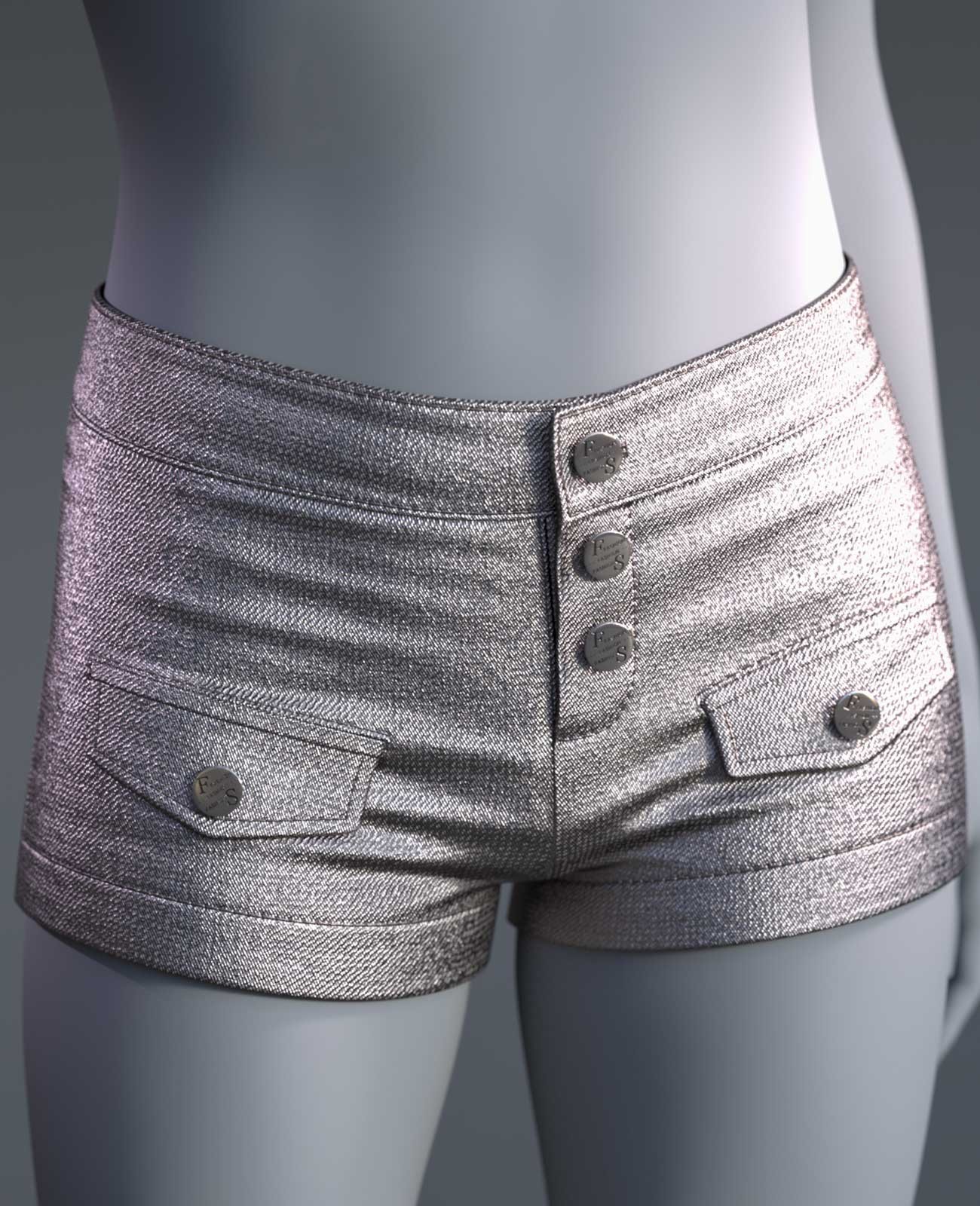 Cai Bodycon Shorts for Genesis 9 by N/A