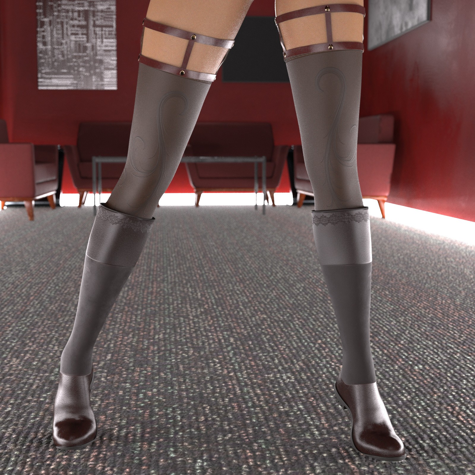 HF3D Wicked Charm Legwear by N/A