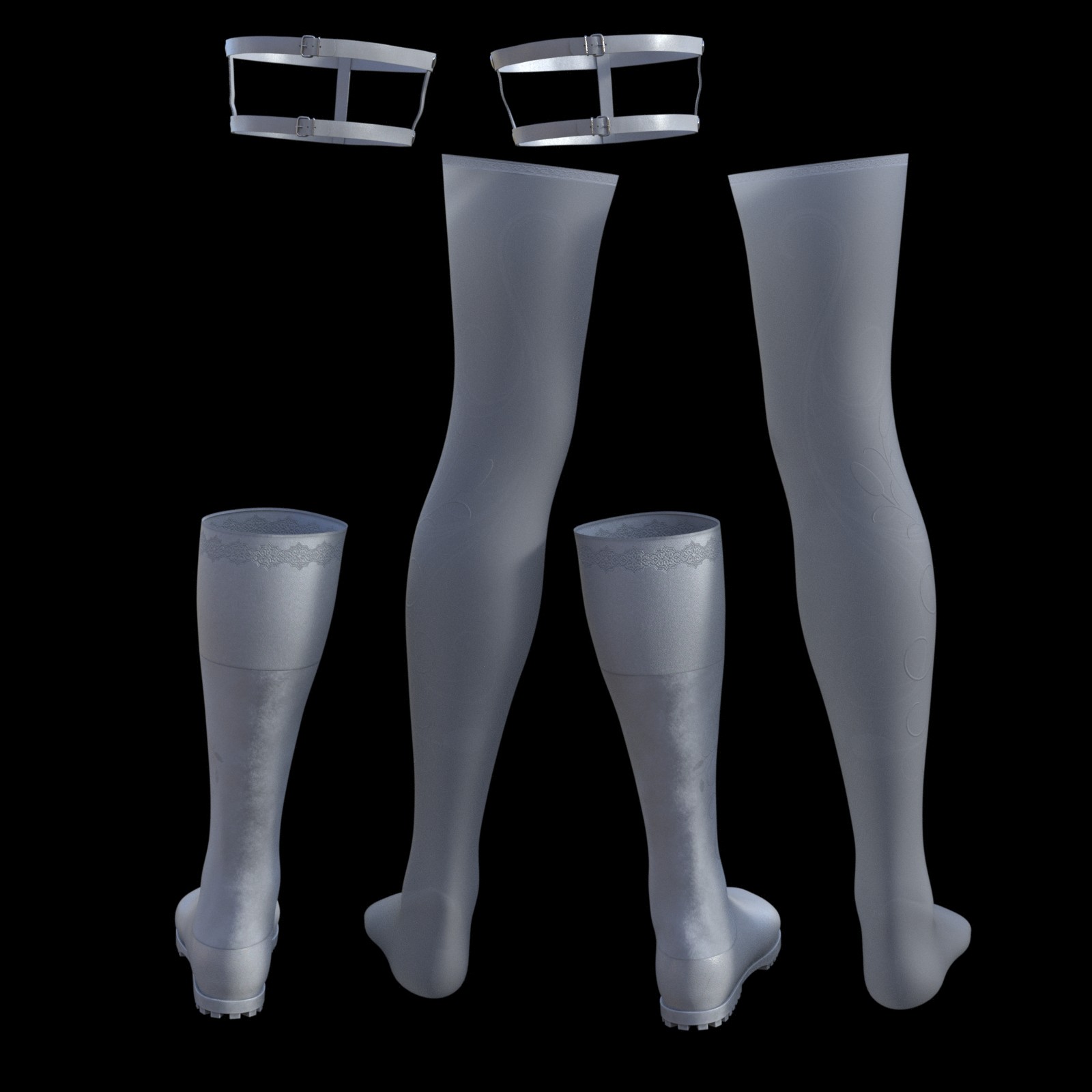 HF3D Wicked Charm Legwear by N/A