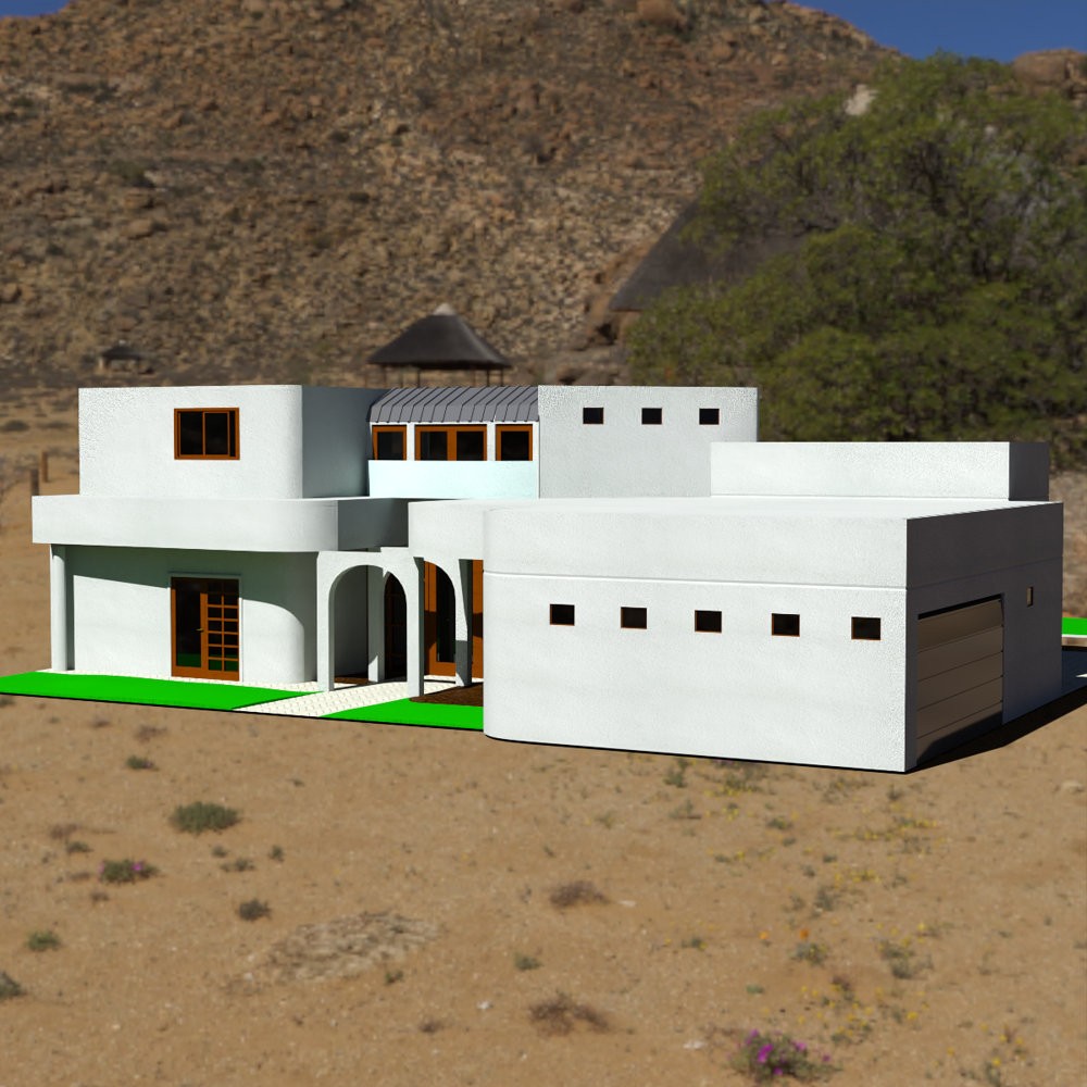 One and a Half Story Home for DAZ Studio by N/A